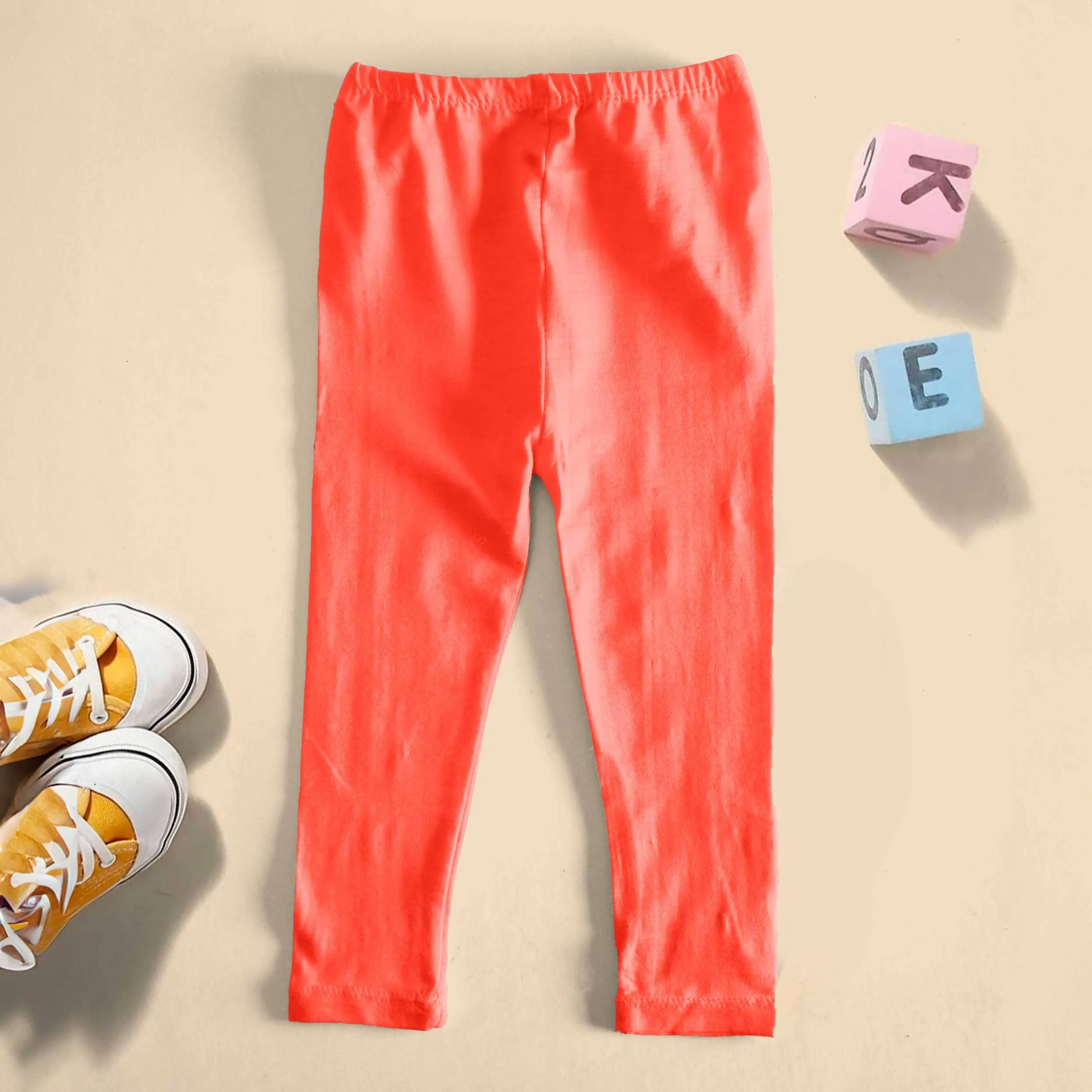 T2 Kid's Solid Design Capri Tights