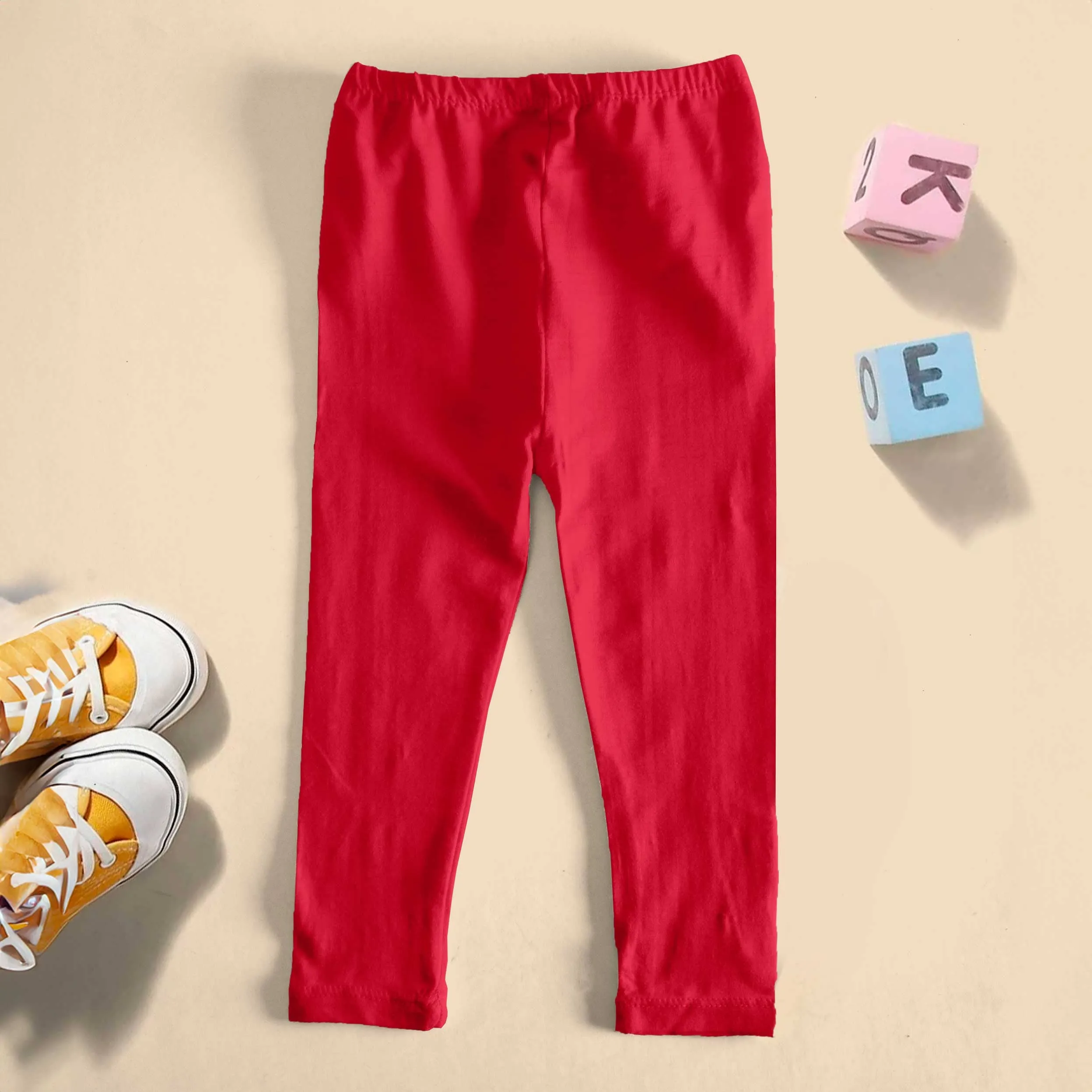 T2 Kid's Solid Design Capri Tights