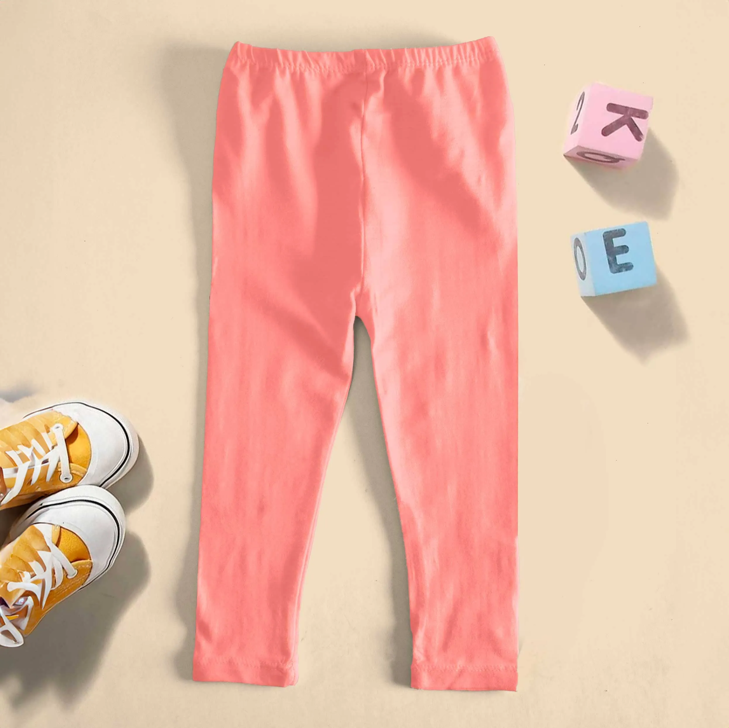 T2 Kid's Solid Design Capri Tights