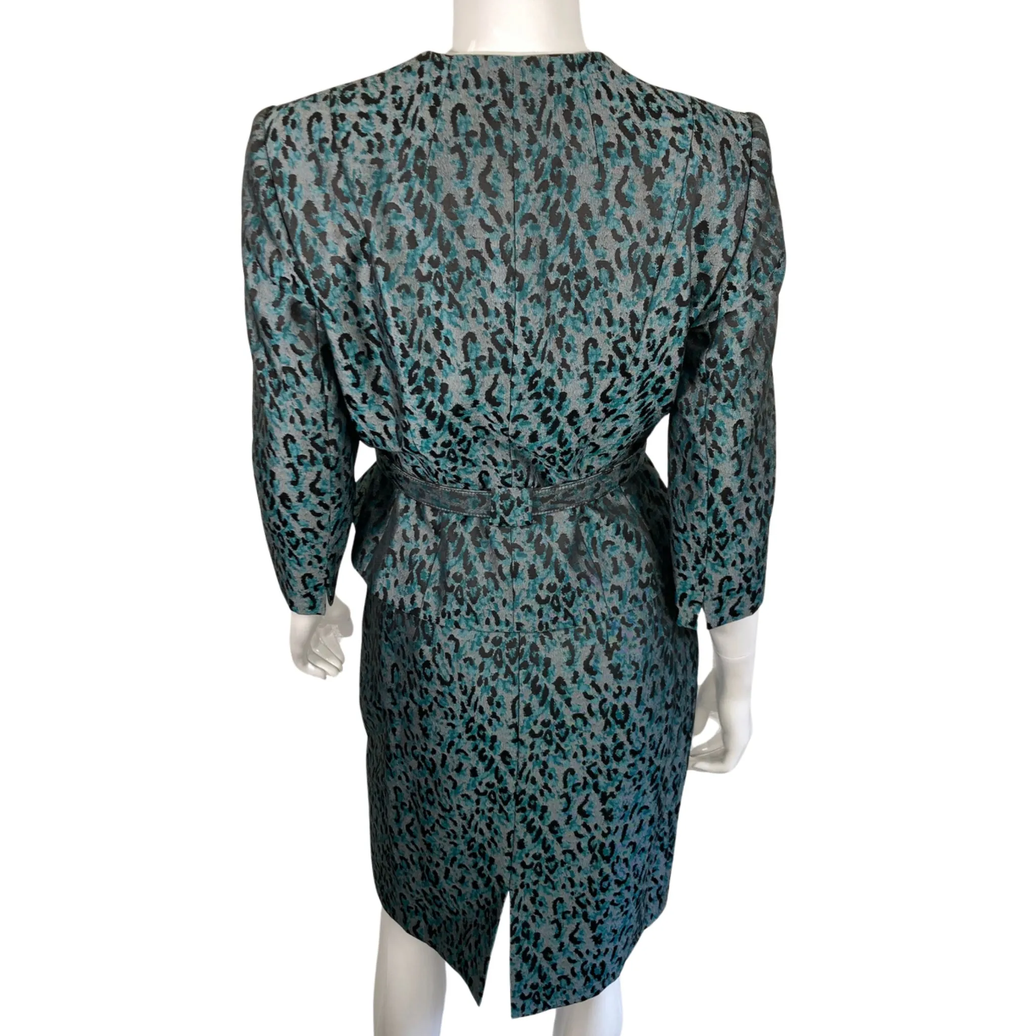 Tahari Modern Leopard Pattern Suit Set
