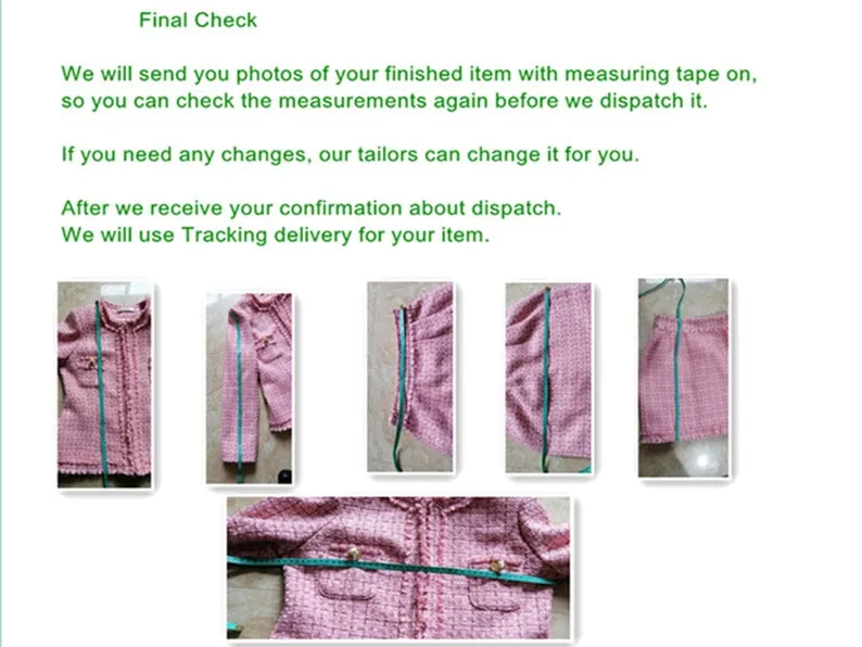 Tailored Women's Dark Red Checked Jacket Coat with Skirt