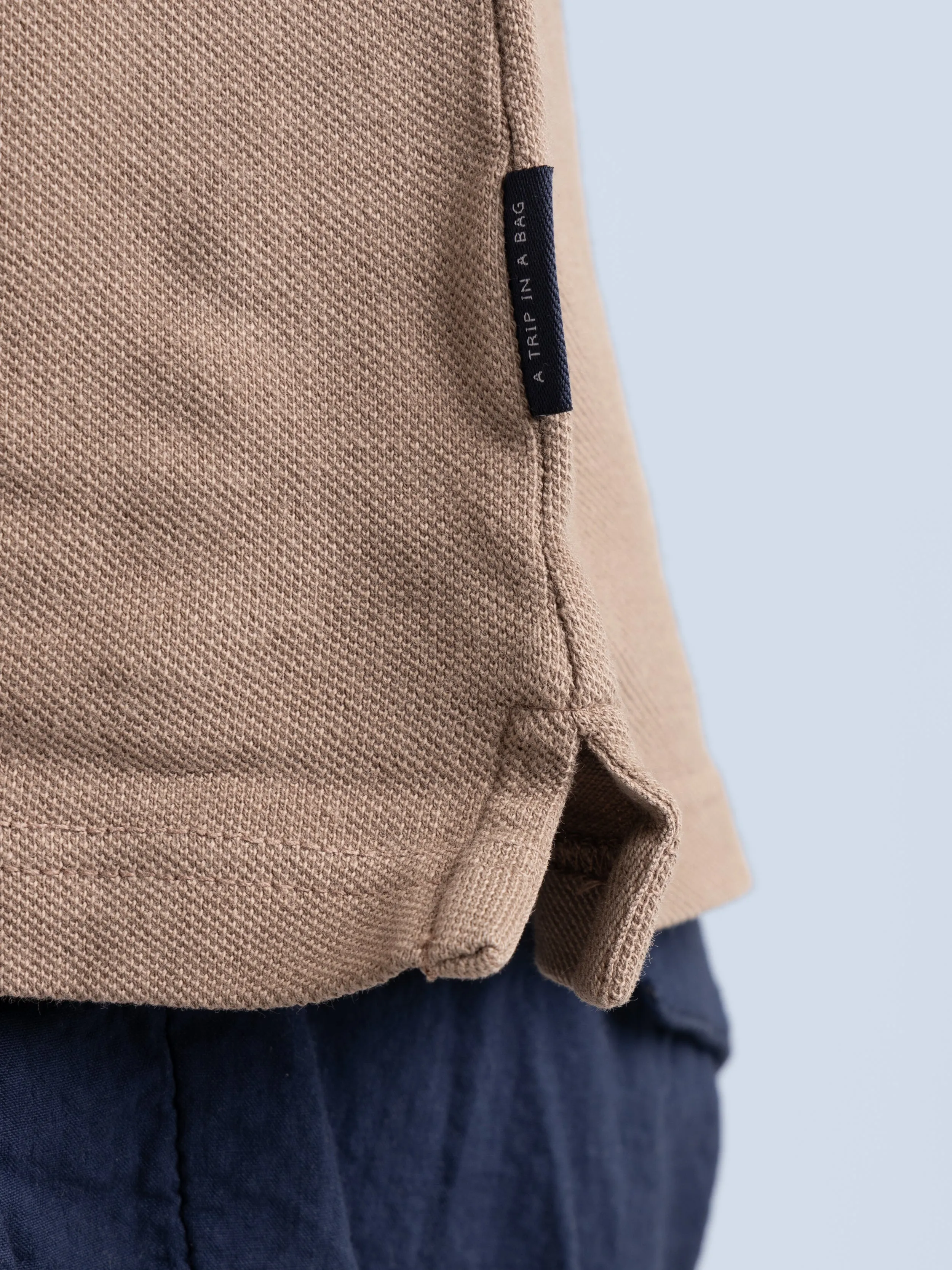 Taupe Brown Johnny Polo Shirt