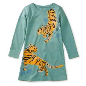 Tea Collection Two Tigers T-Shirt Dress