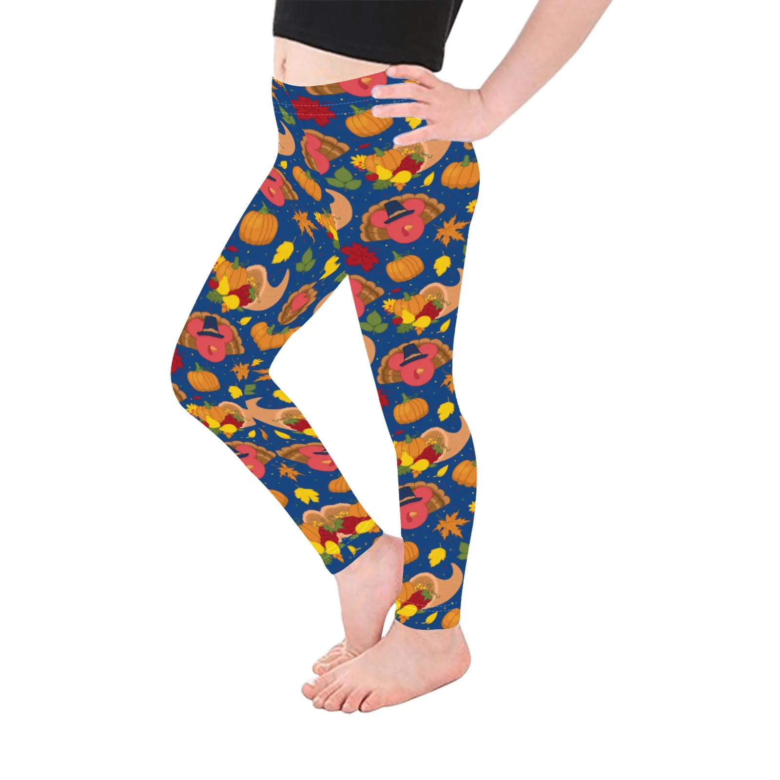 Thanksgiving Harvest Kid's Leggings