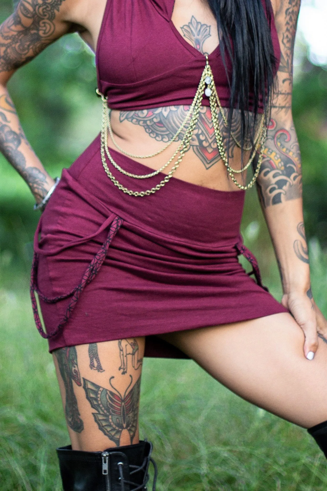 Tube Skirt - Rust Orange