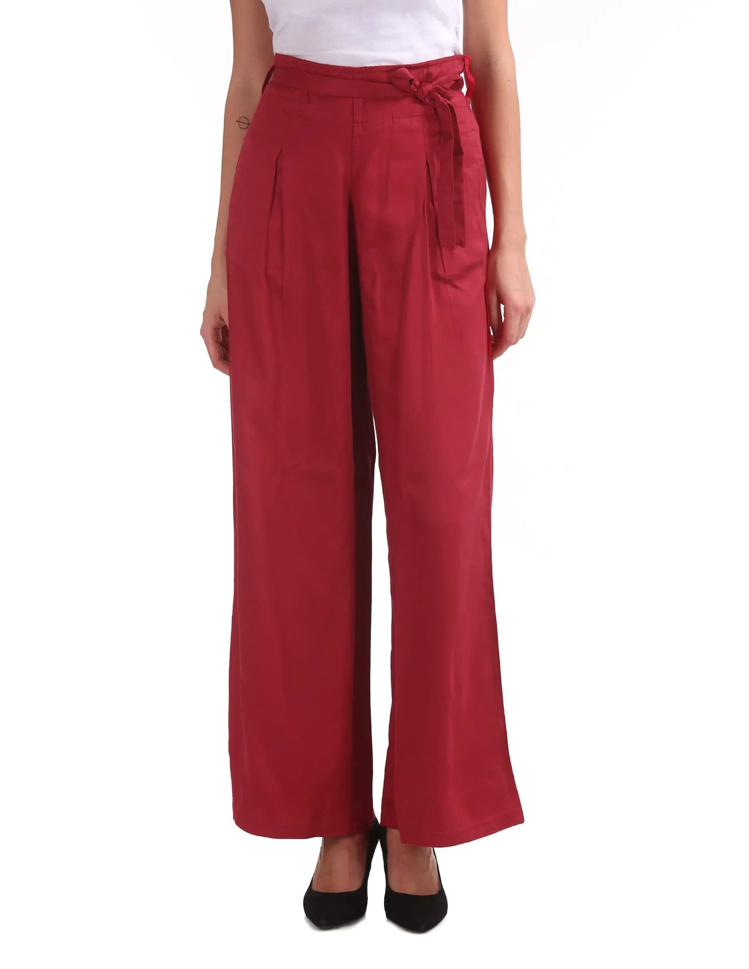 US Polo Association Women's Trouser Suit (UWTR0685_Scooter_26)