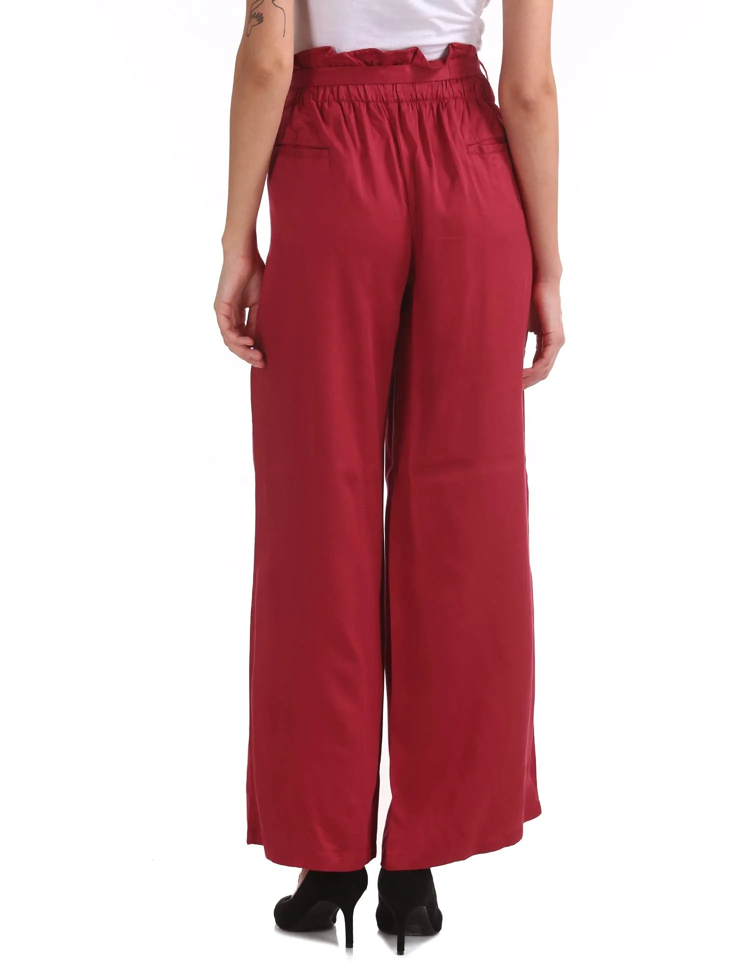 US Polo Association Women's Trouser Suit (UWTR0685_Scooter_26)