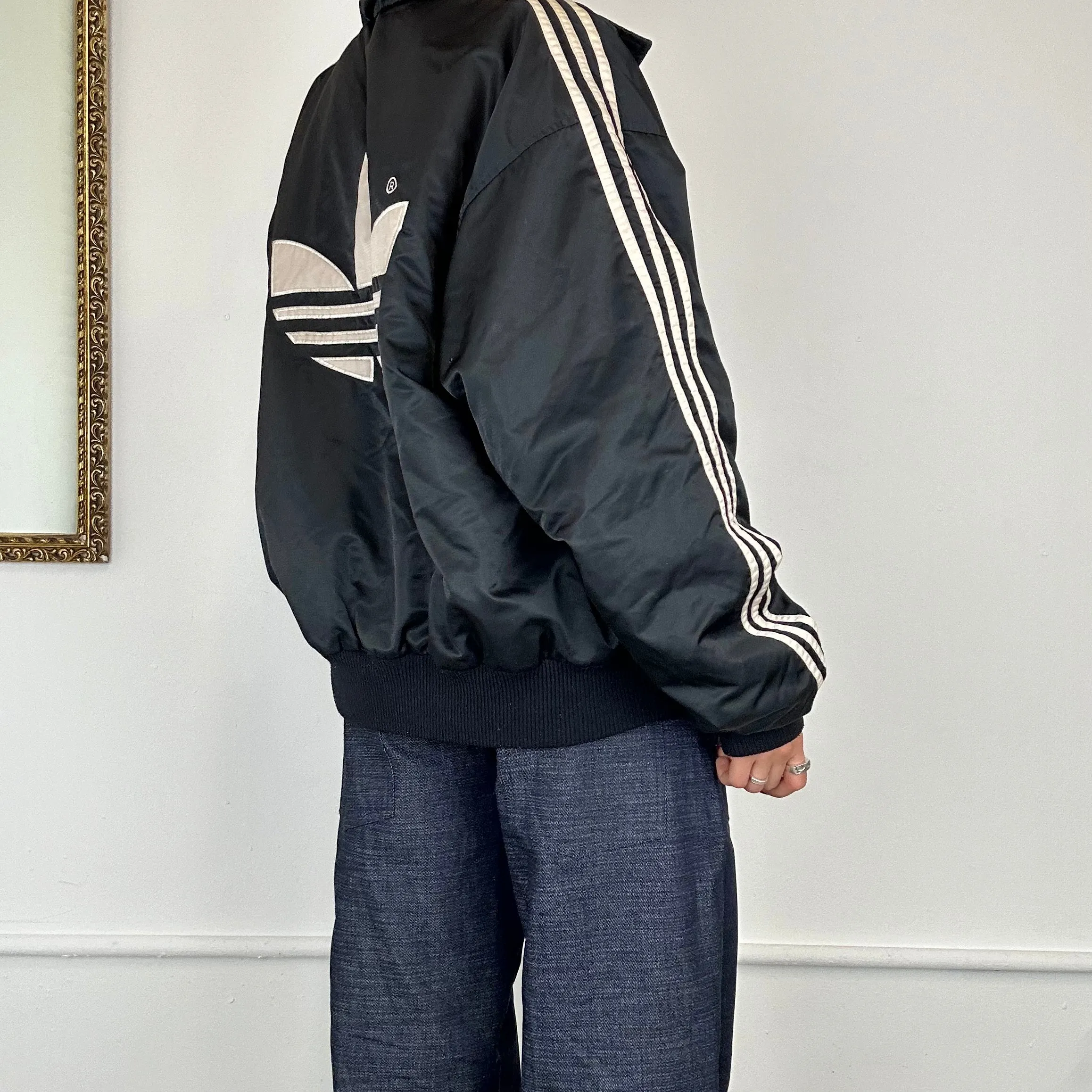 vintage adidas bomber jacket