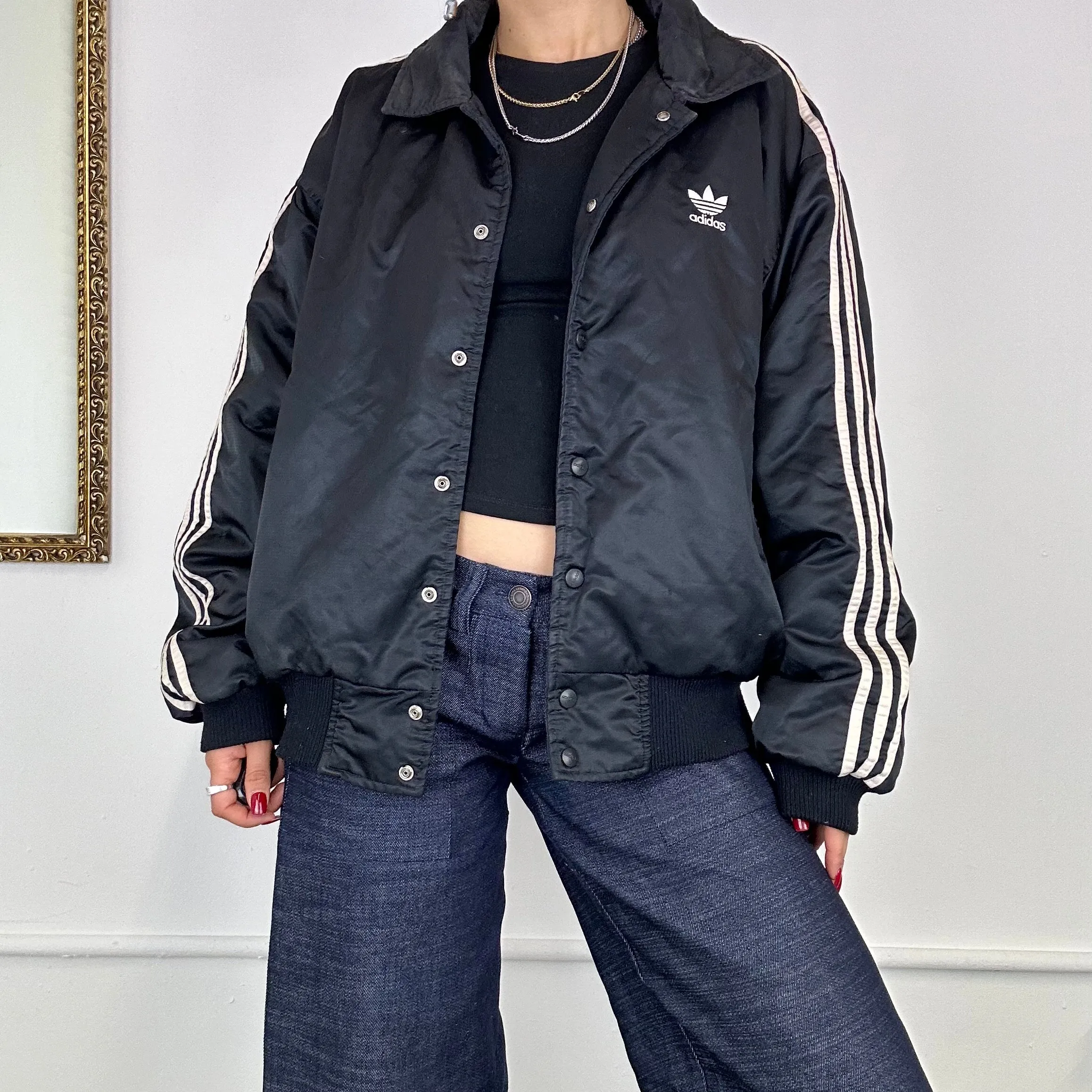 vintage adidas bomber jacket