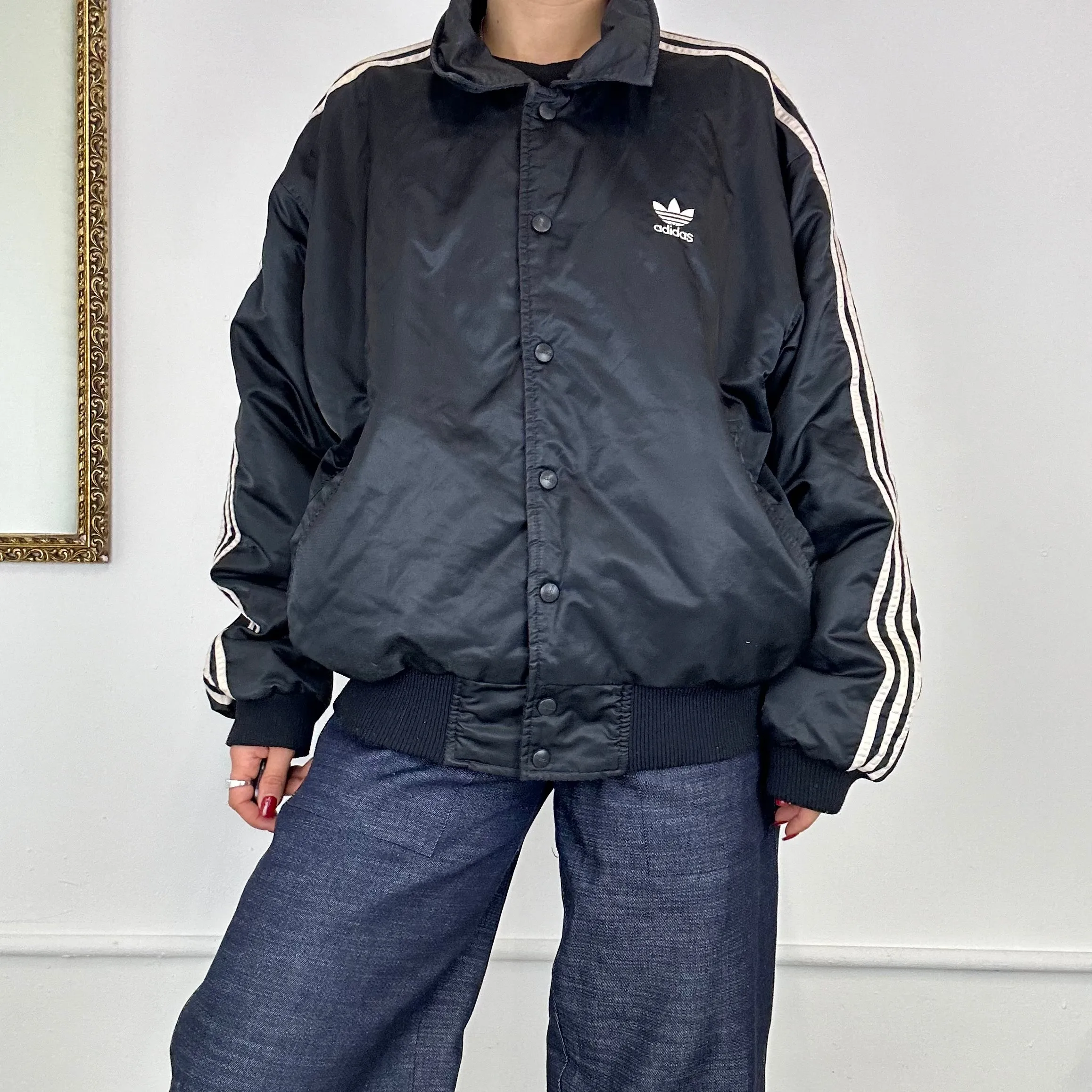vintage adidas bomber jacket