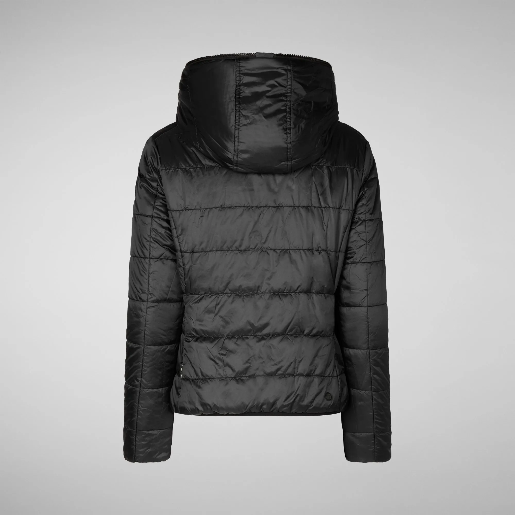 Woman's hooded jacket Laila in black