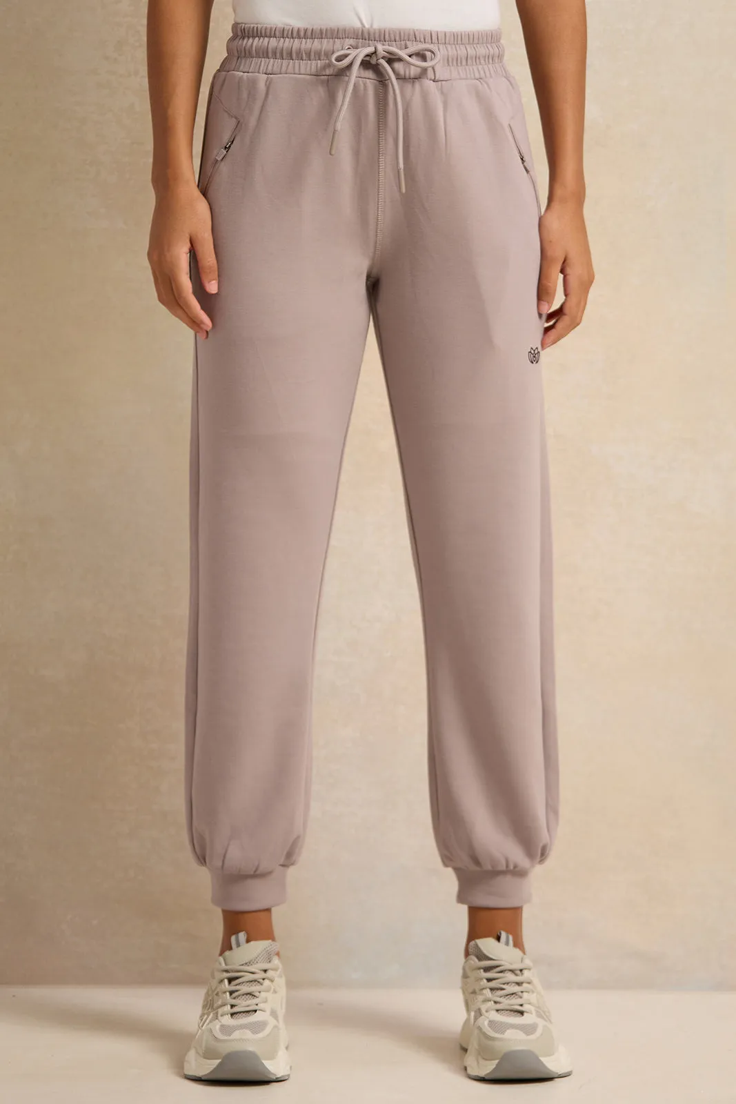 Women Grey Printed Active Pants