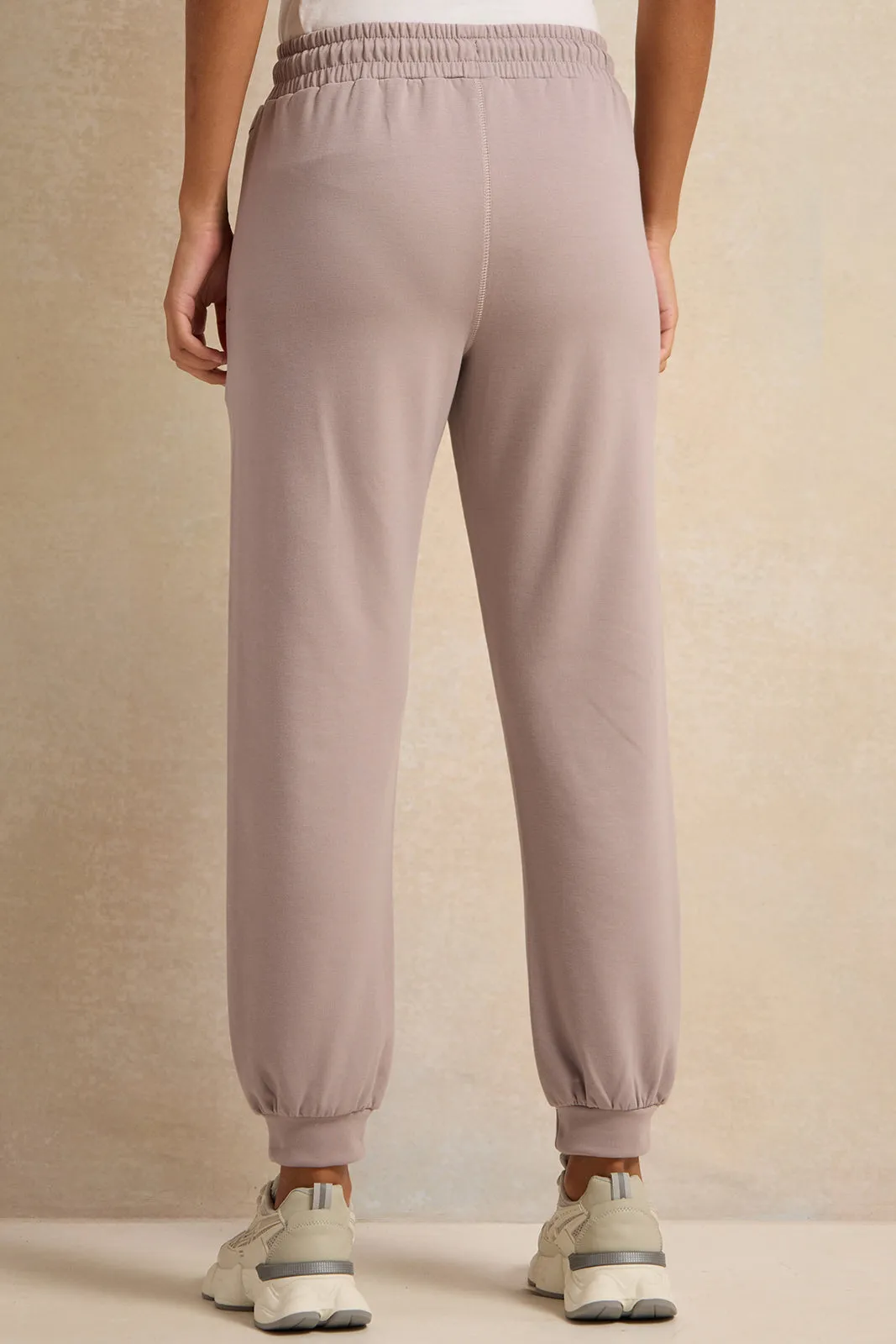 Women Grey Printed Active Pants