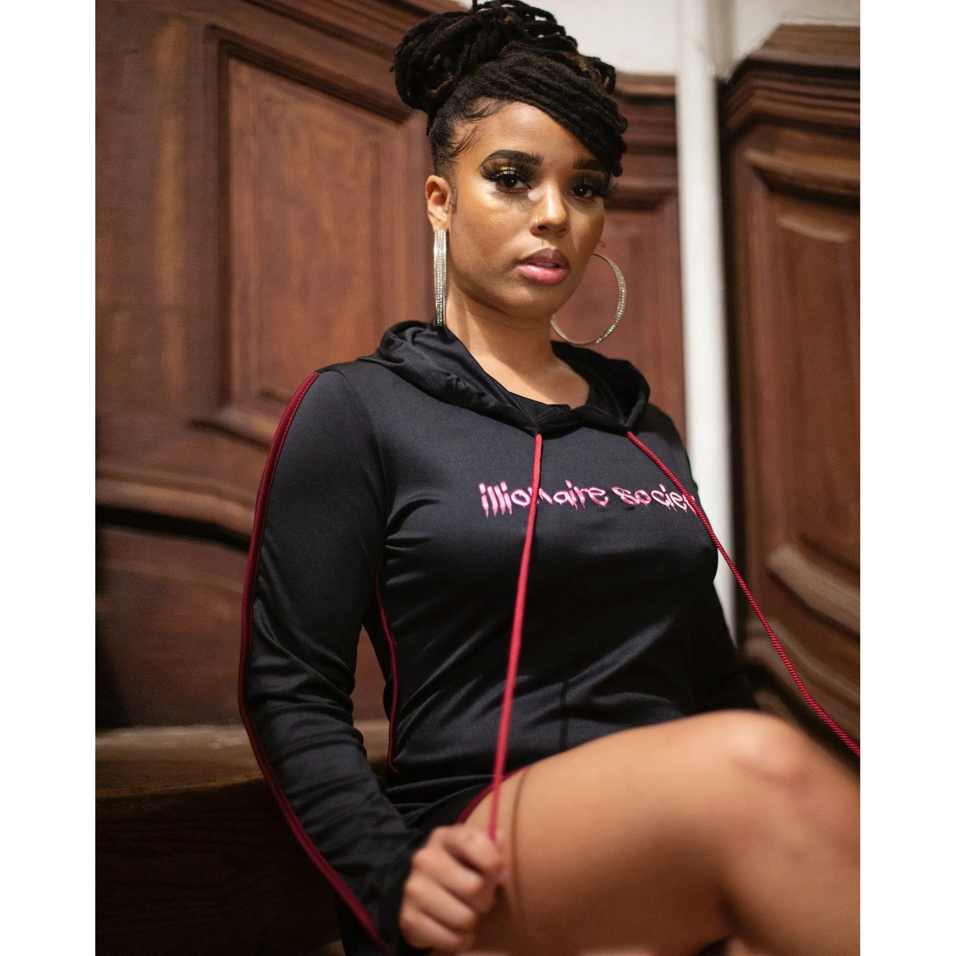 Women’s Illionaire Society Pullover Hoodie Dress