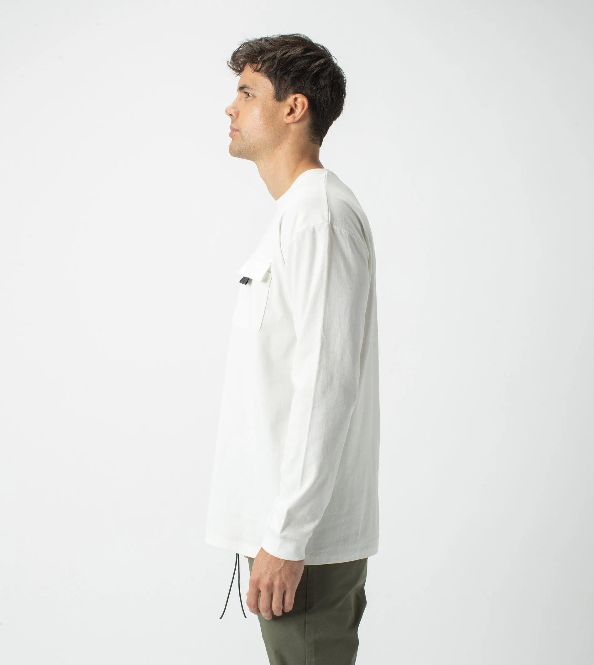 Workwear Box LS Tee Milk
