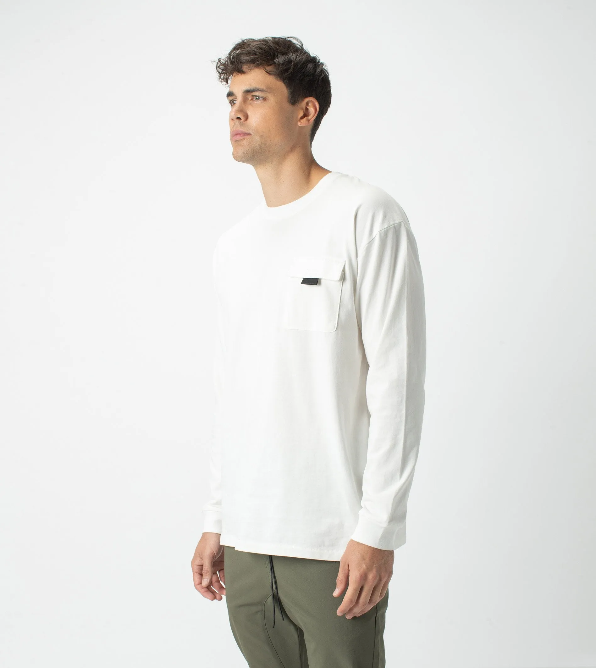 Workwear Box LS Tee Milk