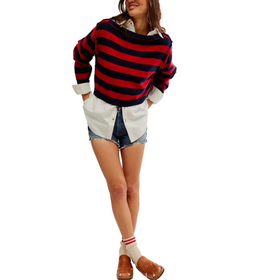 WTF INTO THE BLUE PULLOVER
